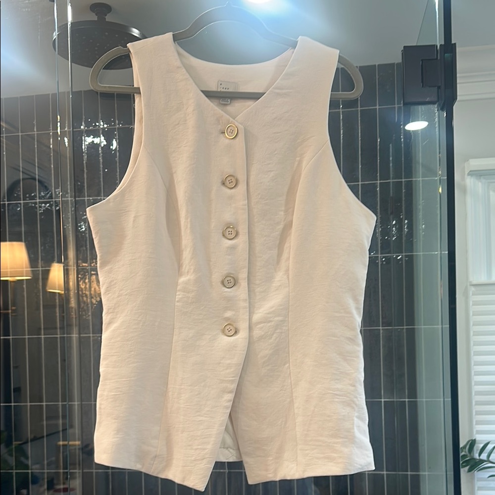 Elegant Cream Vest